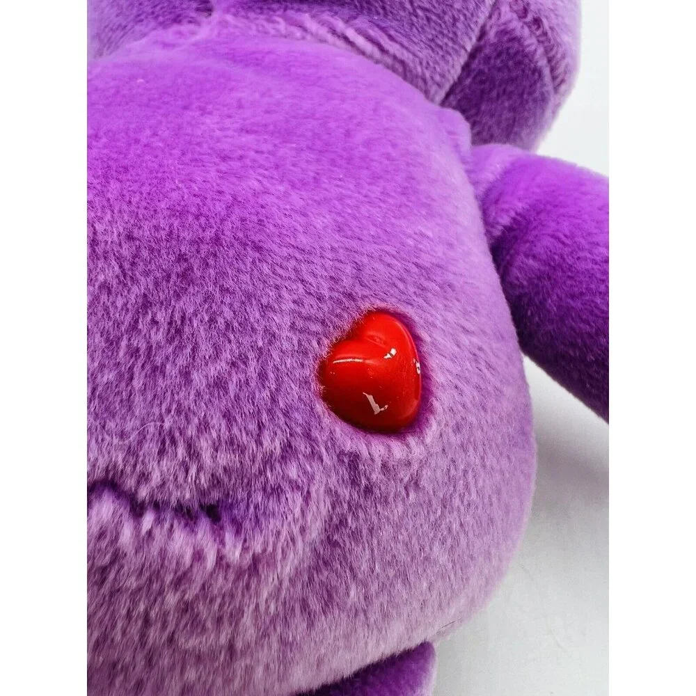 Care Bears Share Bear Play Along Plush Purple Lollipops 9‎ inch Stuffed Animal